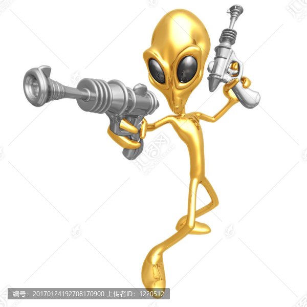 外星入侵者與復(fù)古的射線槍