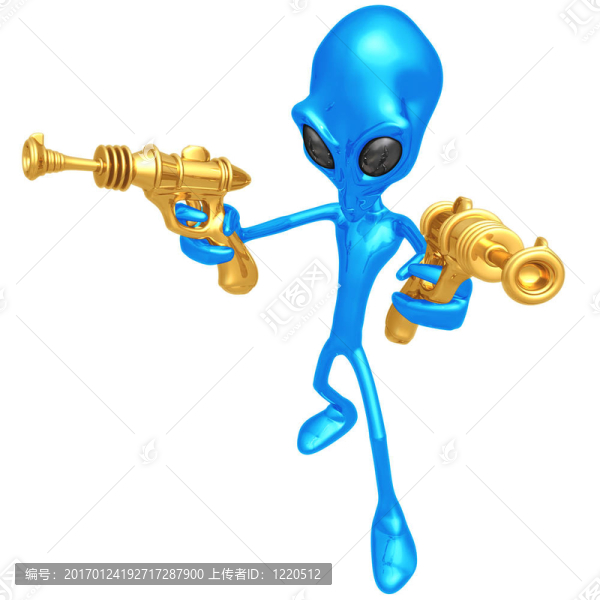 外星入侵者與復古的射線槍