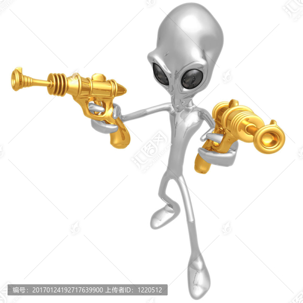 外星入侵者與復(fù)古的射線槍