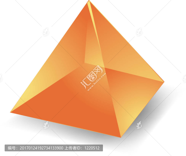 半透明的金字塔