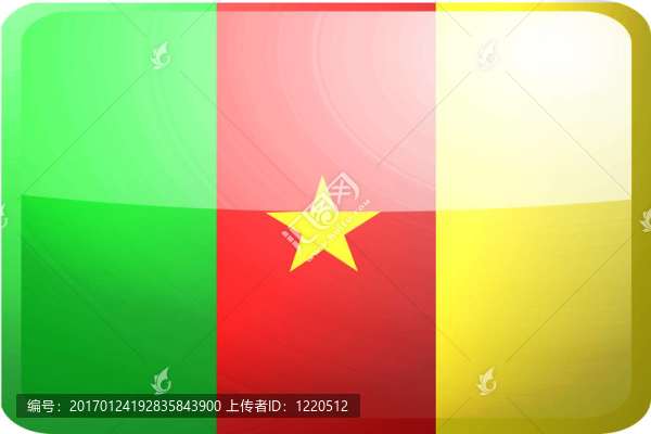喀麥隆按鈕標(biāo)志