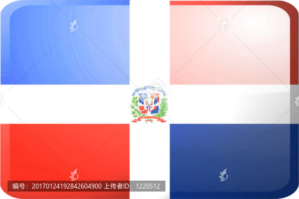 多米尼加按鈕標(biāo)志