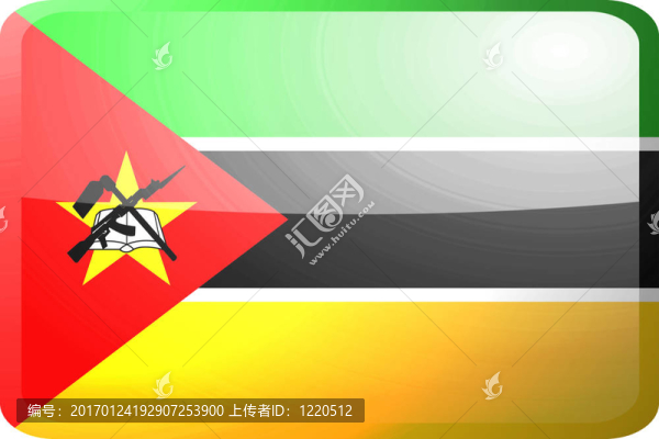 莫桑比克按鈕標志