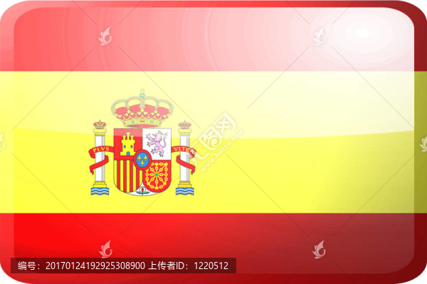 西班牙按鈕標志