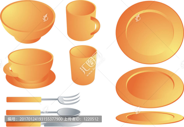 餐具一套-匯圖網(wǎng) www.fosd68.com 餐具一套