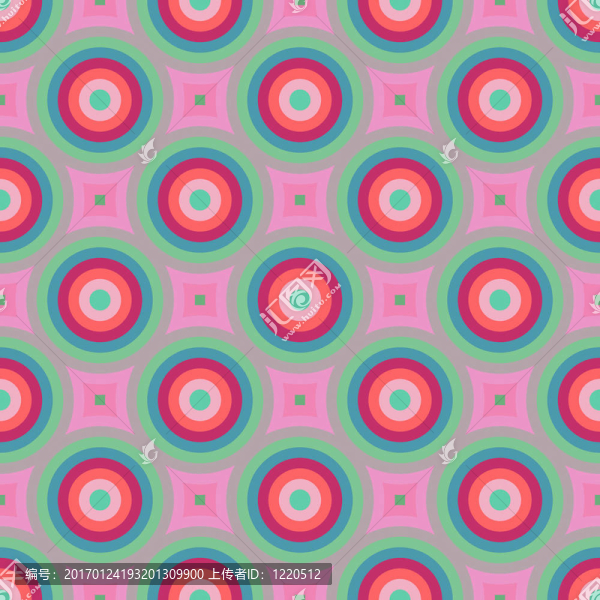 摘要復(fù)古圖案