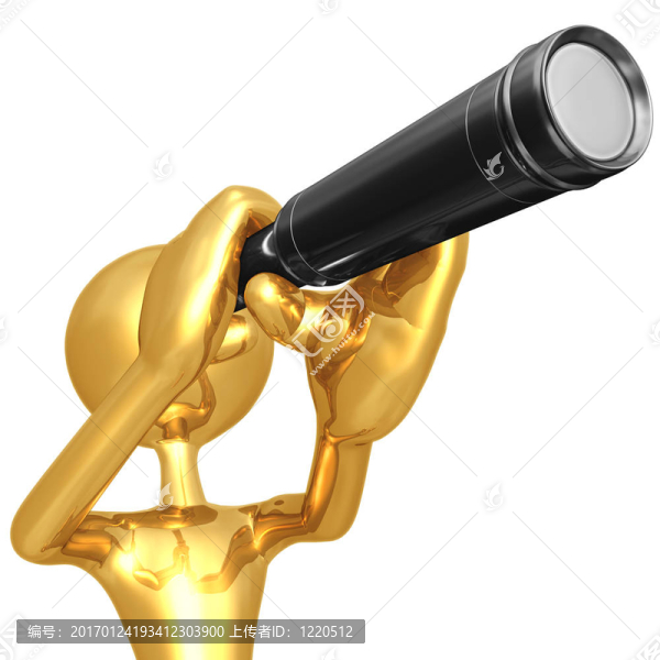 透過望遠(yuǎn)鏡