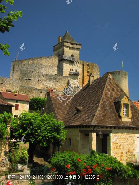 城堡castelnaud