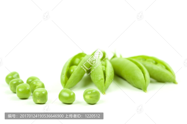綠色的豌豆
