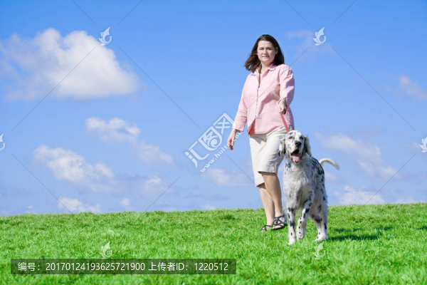 遛狗