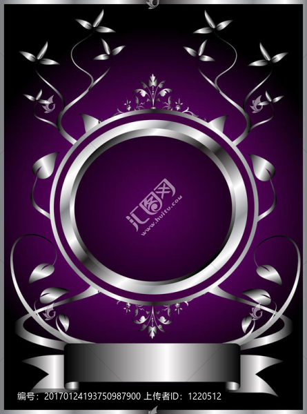 抽象銀紫色花卉設(shè)計(jì)-匯圖網(wǎng) www.fosd68.com 抽象銀紫色花卉設(shè)計(jì)