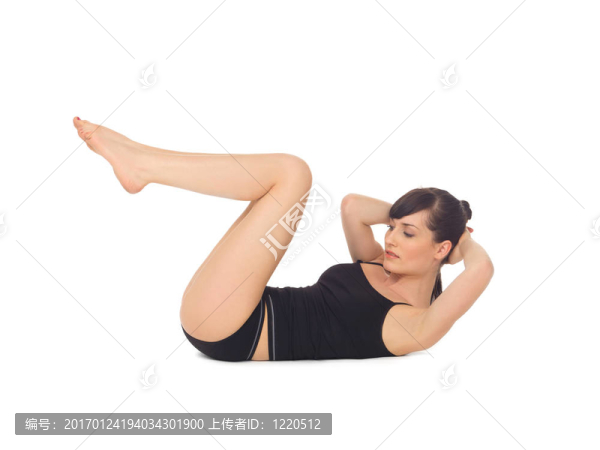 健身的女孩