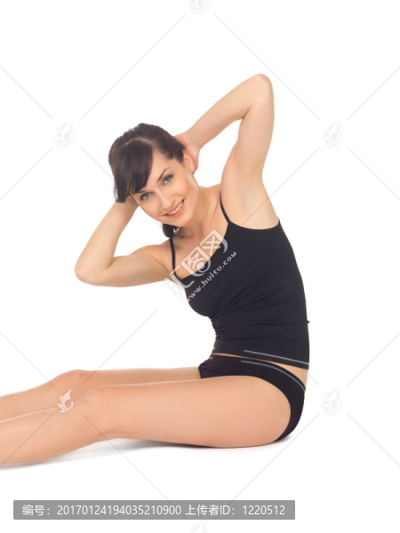 健身的女孩