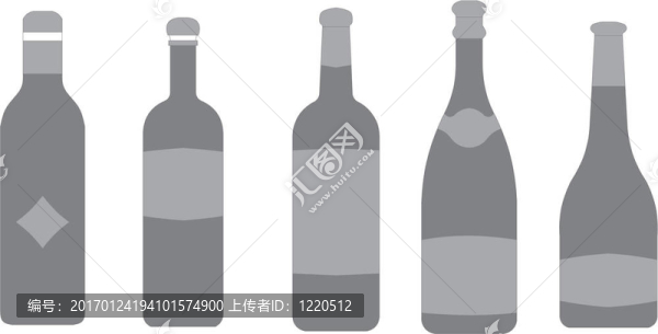 champage瓶酒