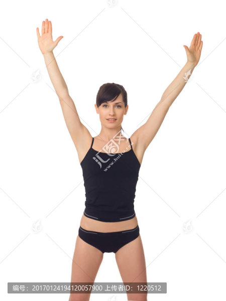 健身的女孩