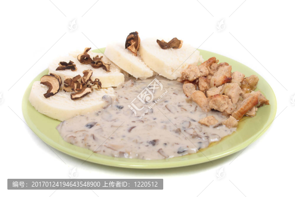 肉和蘑菇醬