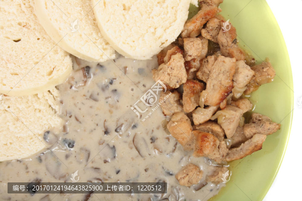 肉和蘑菇醬