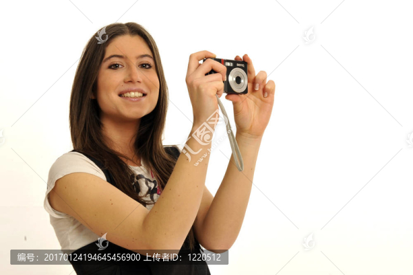 女孩和相機(jī)