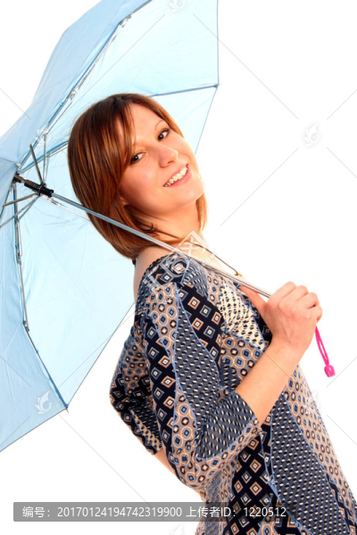 打著雨傘的女人
