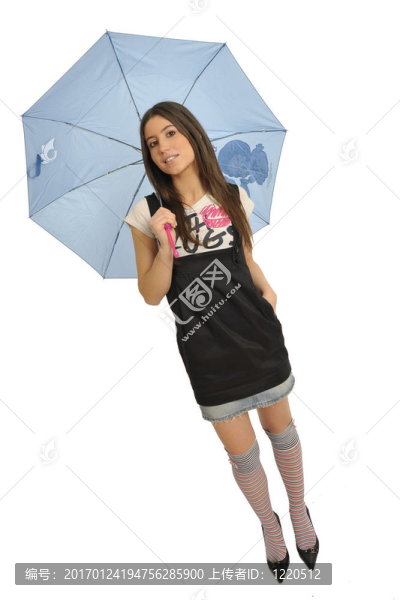 打著雨傘的女人