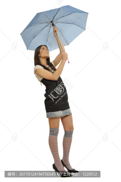 打著雨傘的女人