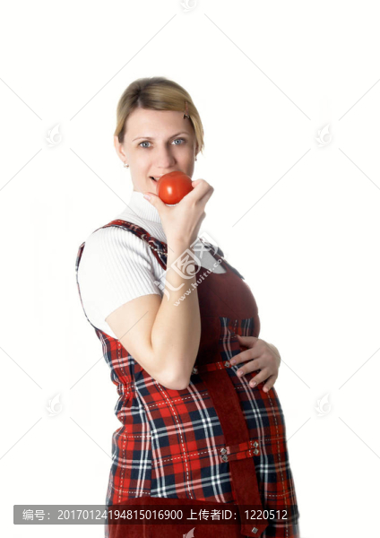 懷孕的女孩