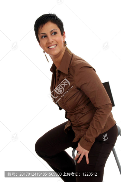 穿休閑裝的女人