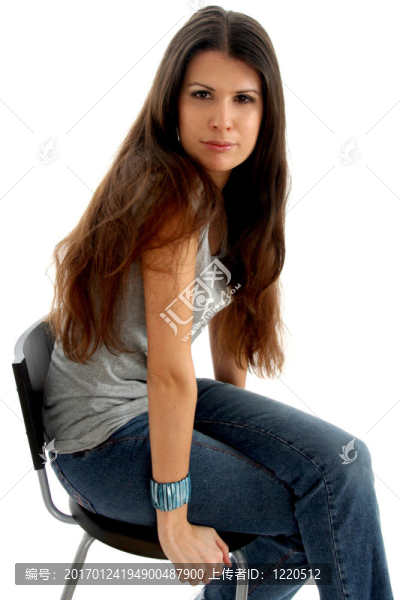 穿休閑裝的女士