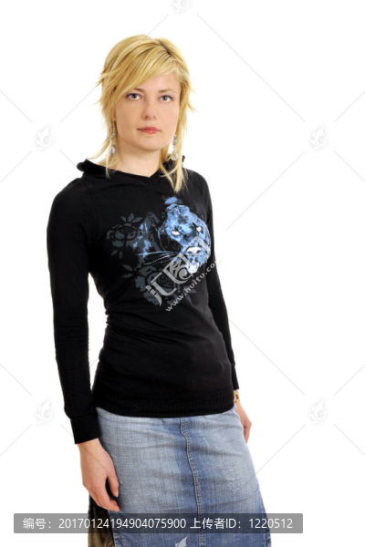 隨意的金發(fā)女人