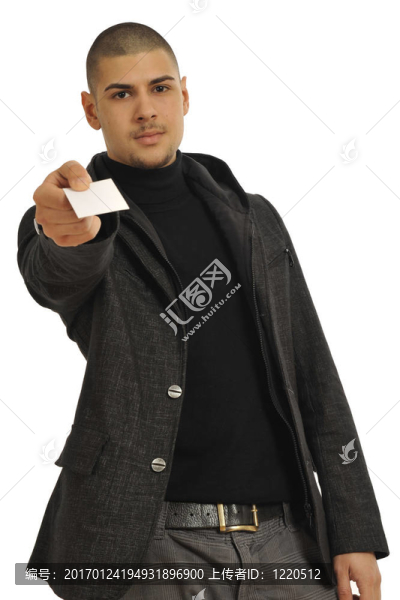 帶名片的人