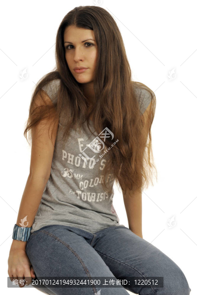 穿休閑裝的女士