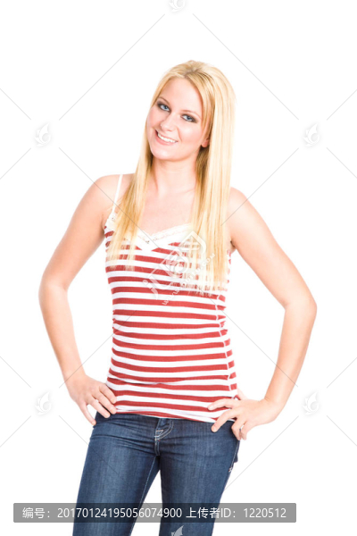 美麗的白種女人