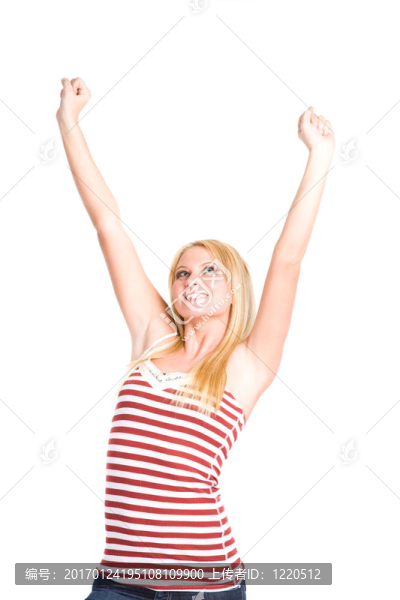 快樂美麗的亞洲年輕女子