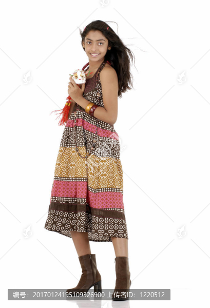 美麗女孩的肖像