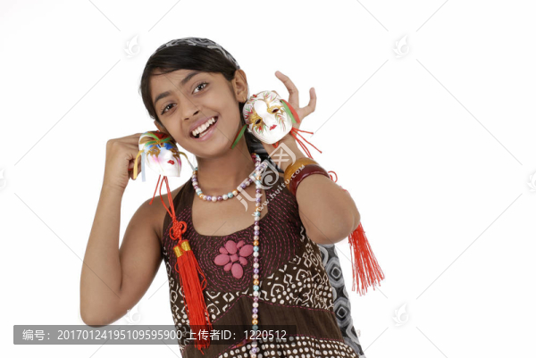 美麗女孩的肖像