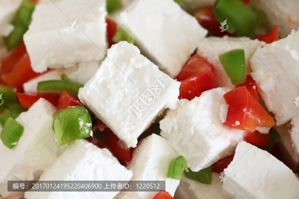 奶酪和辣椒沙拉