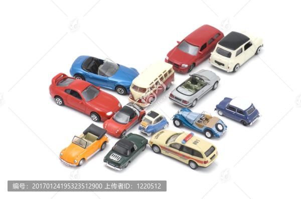 玩具車特寫