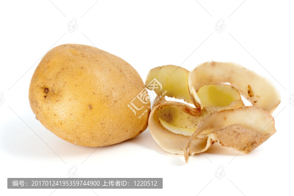土豆和一些皮