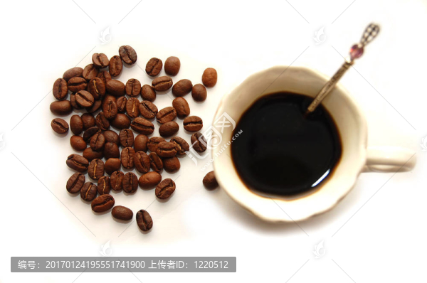 咖啡杯頂部的咖啡杯