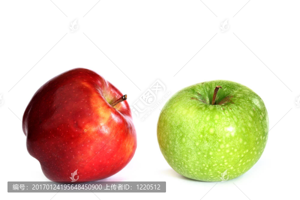 紅蘋果和綠蘋果