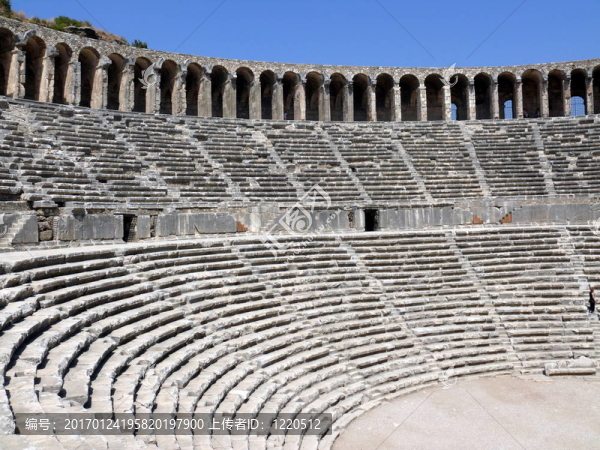 古希臘劇場阿斯潘多斯-土耳其