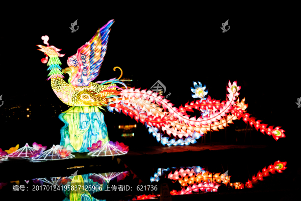 鳳凰花燈