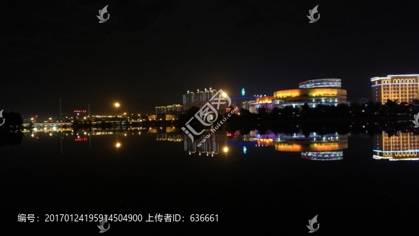 玉溪聶耳廣場夜景