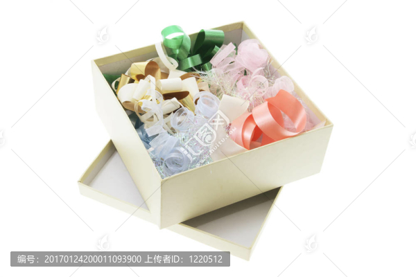 禮物弓和絲帶盒
