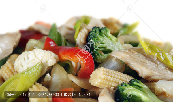 雞肉和蔬菜