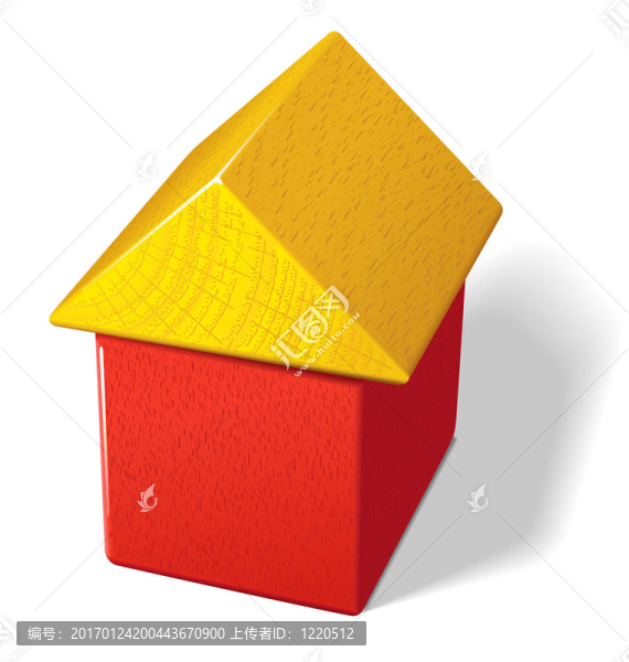 玩具積木房子