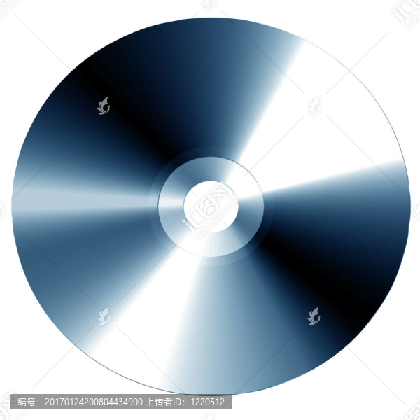 白色背景上分離的光盤
