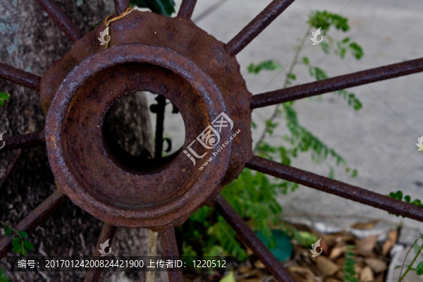 老Rusty,Wheel,Hub