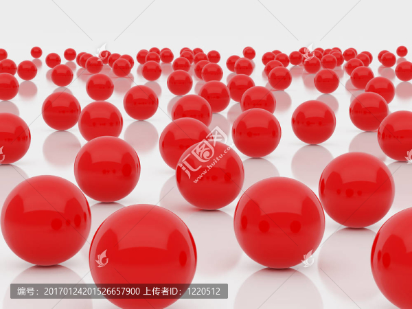 紅色的球