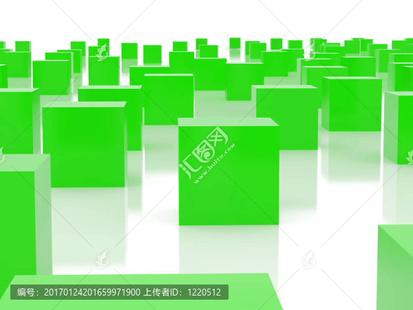 綠色方塊